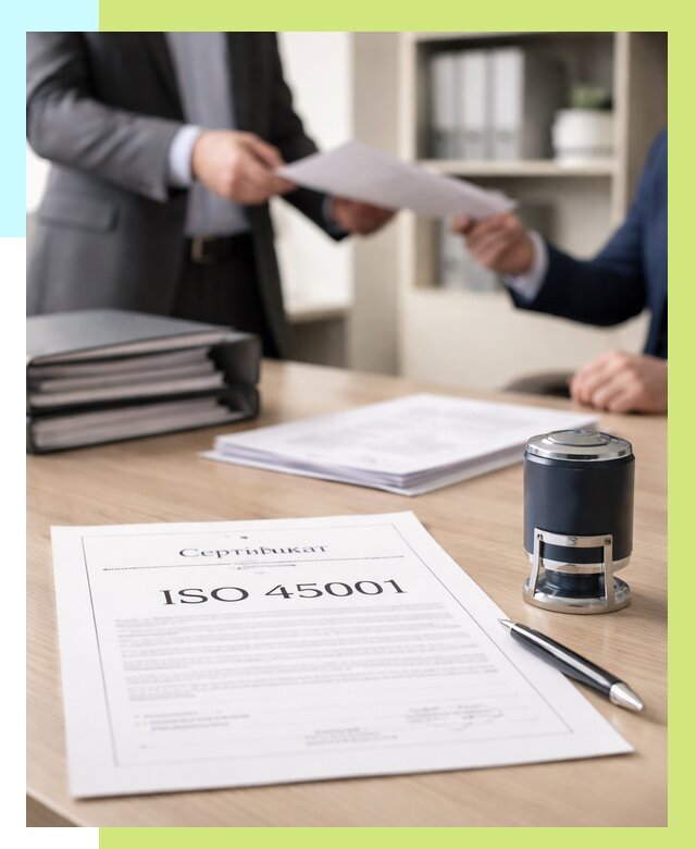 Сертификат ISO 45001 в Анжере-Судженске под ключ от 46157 р. | Сертэкс